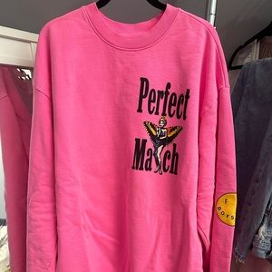 LIKE NEW - Boys Lie Hoodie in Hot Pink